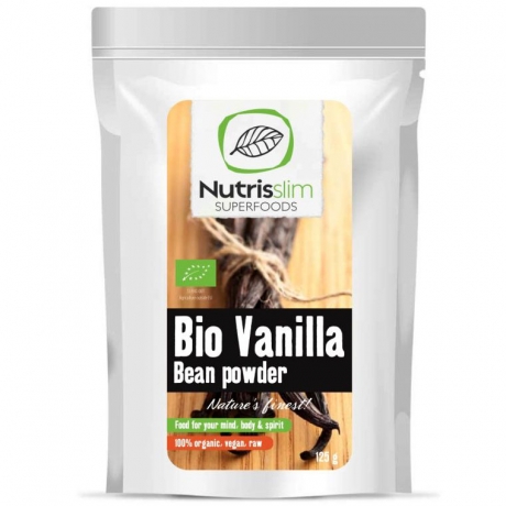 Pudra de boabe de vanilie ECO 125 g - Nutrisslim Superfoods